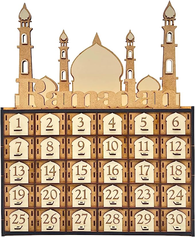Ramadan Kalender aus Holz(MDF)