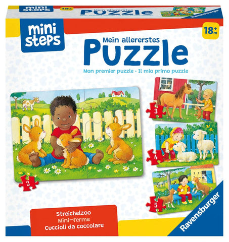 Ravensburger - ministeps - Mein allererstes Puzzle - Streichelzoo