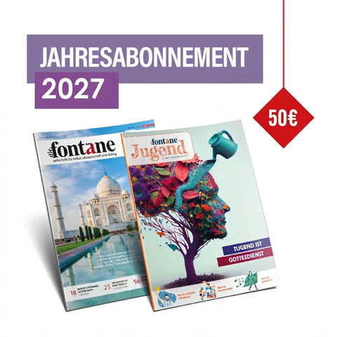 Fontäne + Fontäne Jugend Jahresabo - 2027