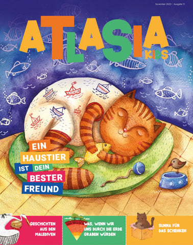 Atlasia 11 - November 2023 (Zeitschrift für Kinder)
