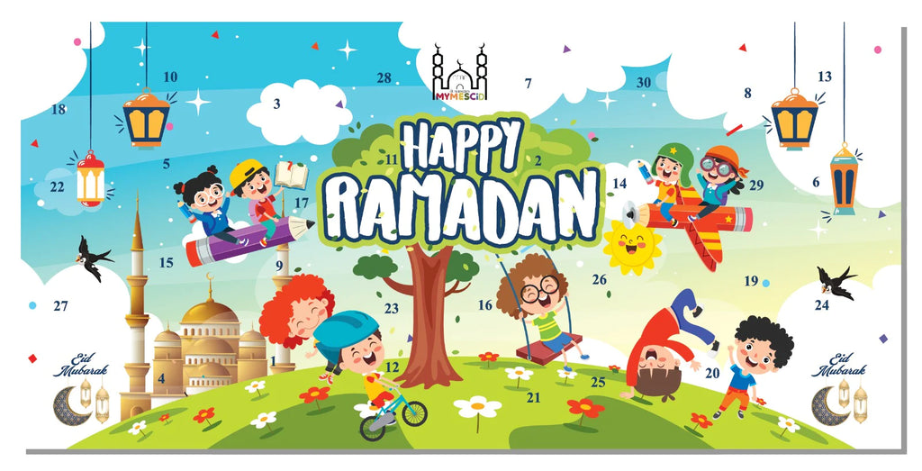 Ramadan Kalender – Mit Schokolade (Happy Ramadan ) – deinbuchshop.de