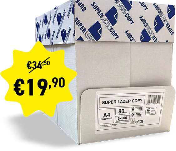 Kopierpapier 5 Pakung  (5x500 Blatt) , 80 G/m², Din A4