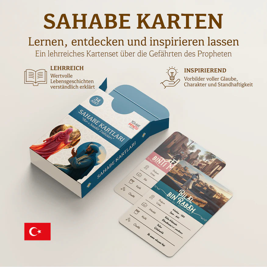 Sahabe Karten Lernen,entdecken und inspirienren lassen( 34 Stück)
