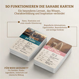 Sahabe Karten Lernen,entdecken und inspirienren lassen( 34 Stück)