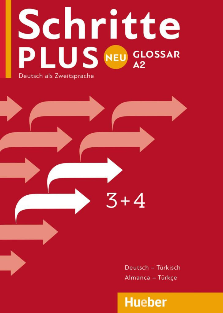 Schritte plus Neu 3+4 A2 Glossar Deutsch-Türkisch - Küçük Sözlük Almanca-Türkçe