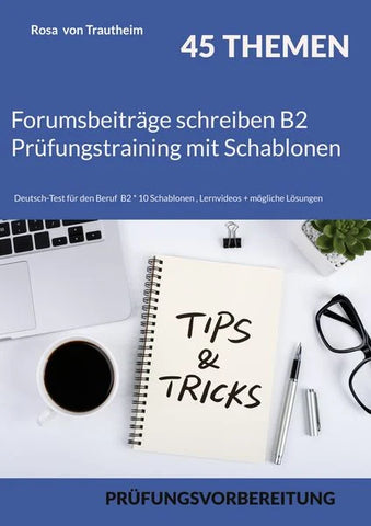 Forumsbeiträge B2 Prüfungstraining mit Schablonen