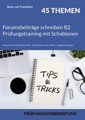 Forumsbeiträge B2 Prüfungstraining mit Schablonen
