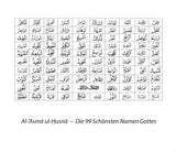 GOTTES GEHEIMER NAME - Al-`ASMA UL HUSNA - DIE 99 SCHÖNSTEN NAMEN GOTTES