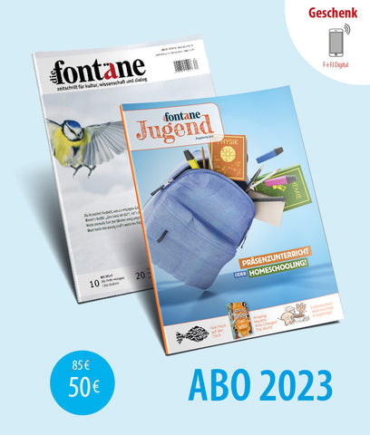 Fontäne + Fontäne Jugend Jahresabo 2023